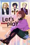 Let’s Play TV Show Poster: Sam Young sits in front of a skyline with pictures of Link, Marshall and Charles above her head