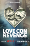 Love Con Revenge TV show poster: Image of U.S. paper currency in a heart shape. 