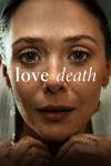 Love & Death TV show: close-up of a woman (Elizabeth Olsen) with speckles of blood on her hands
