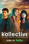 The Kollective TV show poster: A blonde White woman stands in the middle while a younger dark-haired White man and a younger dark-haired White woman