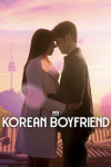 My Korean Boyfriend TV show poster: Half lit sillhoette of Brazilian woman and Korean man.