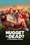 Nugget is Dead- TV Image, black and white dog sitting on the lap of a White woman, whose family is standing behind her