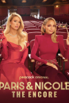 Paris & Nicole: The Encore poster: Paris Hilton and Nicole Richie dressed in red sitting in theater seats. 