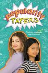 Popularity Papers TV show poster: Lydia (on the left) and Julie (right) pose back to back on a green background with cutout references.