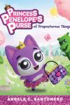 Princess Penelope's Purse of Preposterous Things TV show poster: Princess Penelope wears her crown and holds her purse. A dragon watches.