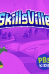 Skillsville TV Show Poster Image: Dev, Cora, and Rae inside the Skillsville video game