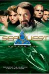 Seaquest DSV TV show poster: Headshots of a submarine crew are shown above its image and the title of the show