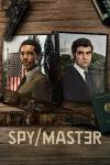 Spy/Master: photos of two spies, one American, one Romanian, laid on a desk next to a gun