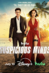 Suspicious Minds TV show poster: Álex González and Silvia Alonso walk next to each other on beach