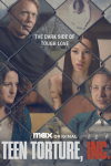 Teen Torture, Inc. TV show poster: Diamond frames around images of different survivors.