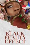The Black Beauty Effect poster: A reflection of a black woman's face in a compact mirror. 