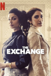 The Exchange TV show: Munira and Farida in professional dress stand back to back but facing forward. 