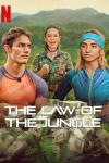 The Law of the Jungle TV poster: One man and two women stand in front of a pile of money