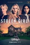 The Stolen Girl TV show poster: (L-R) Holliday Grainger, Denise Gough, and Ambika Mod. They are above a house.