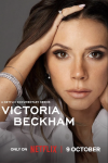 Victoria Beckham TV show poster: closeup of Victoria Beckham with hand in hair