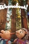 Wowsabout! TV: Ronald and Roxy stare at a group of butterflies flying from the upper left, in front of giant sequoia trees.
