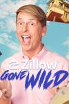 Zillow Gone Wild TV show poster: Host Jack McBrayer wears a pink polo shirt and a huge smile.
