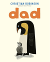 Dad book cover: Penguin and chick illustration under bold "dad" text.