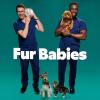 Fur Babies: Two male veterinarians, one Black and one white, stand next to each other smiling holding baby animals.